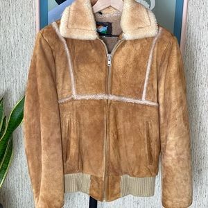 Vintage Garsel Paris Rome suede jacket